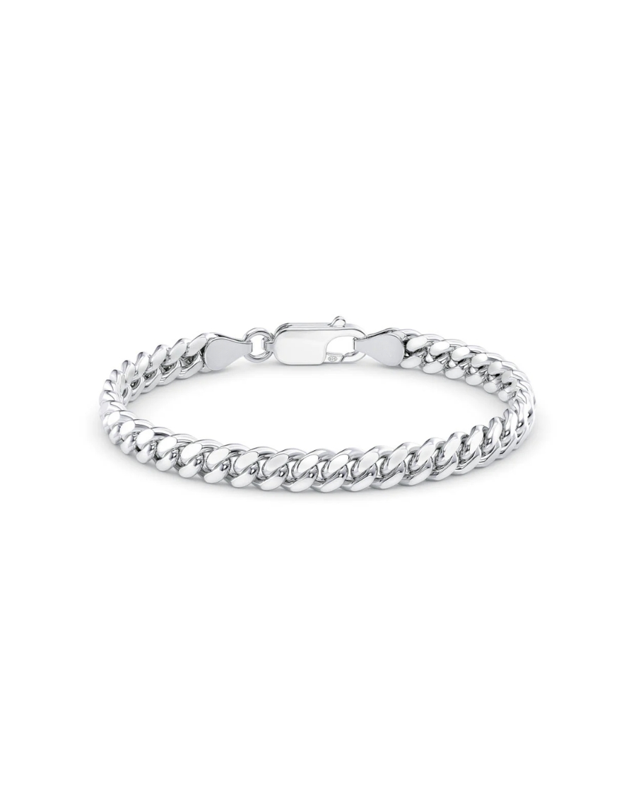 Cuban Link Silver Bracelet