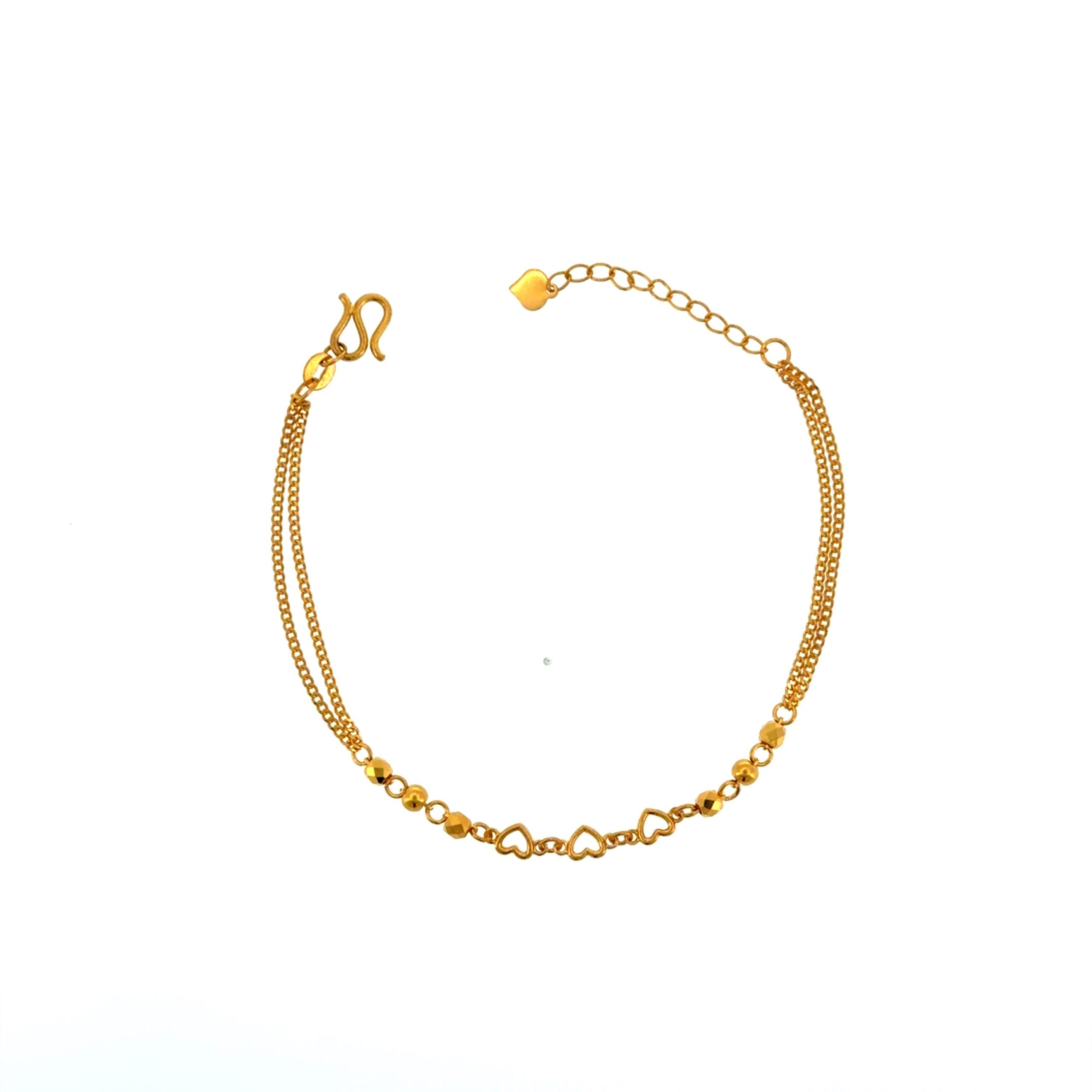18k Heart Bracelet