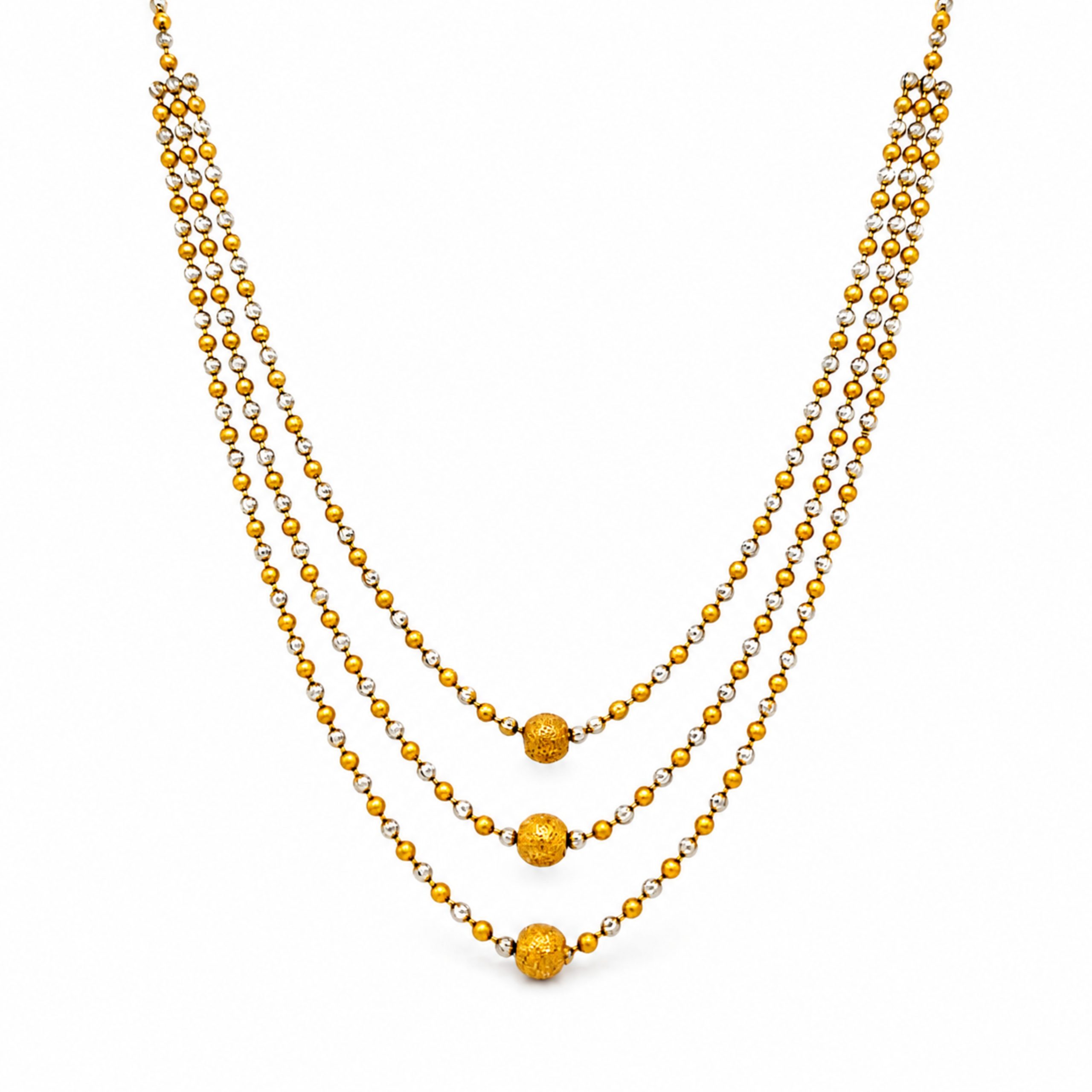 22k Mini Ball Necklace