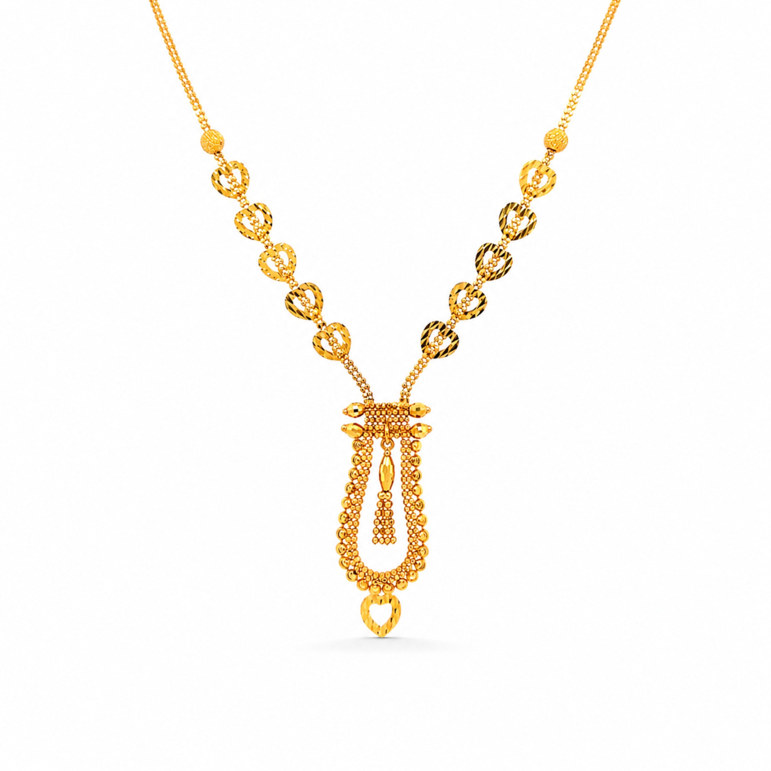 22k Mini Heart Necklace