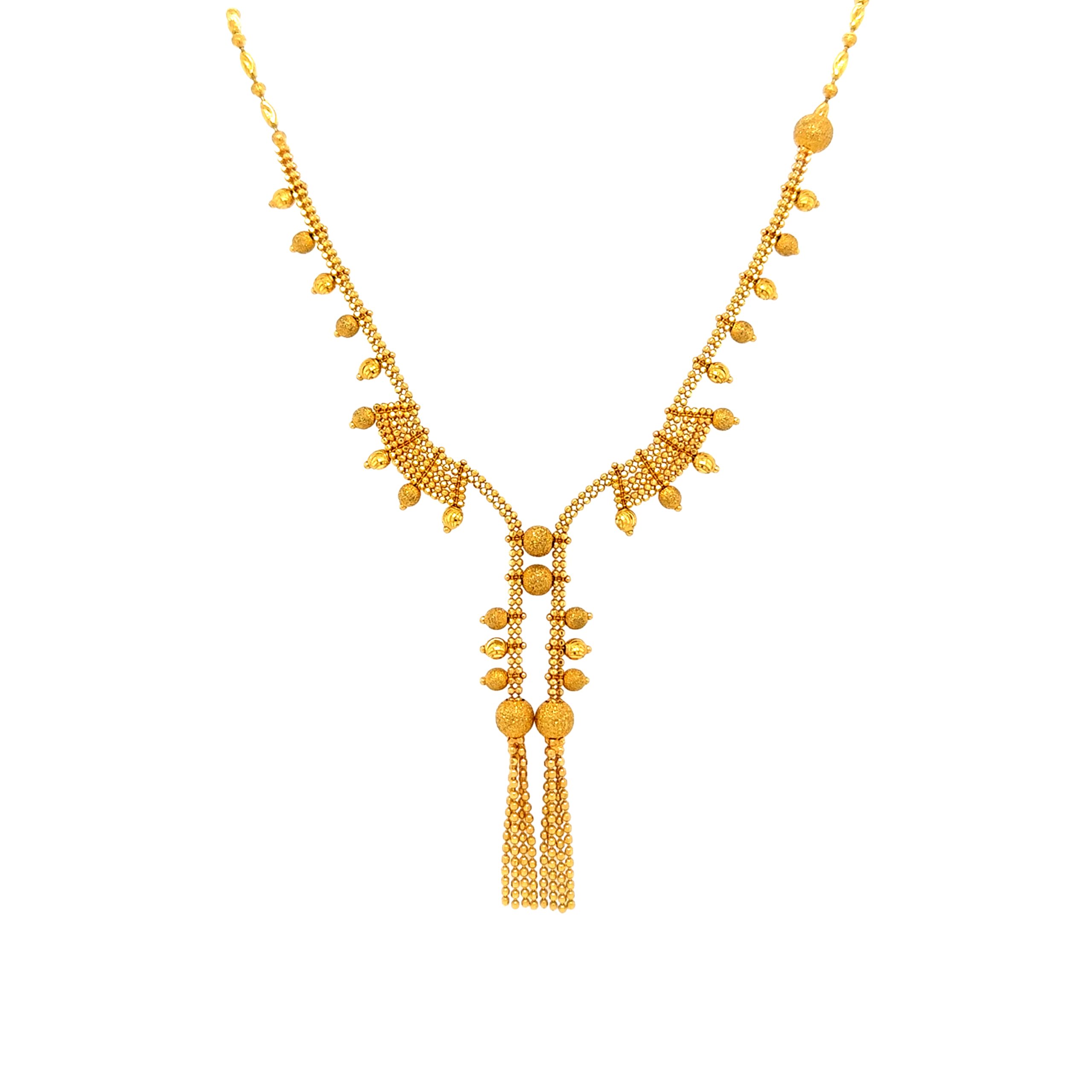 22k Mini Dangling Necklace