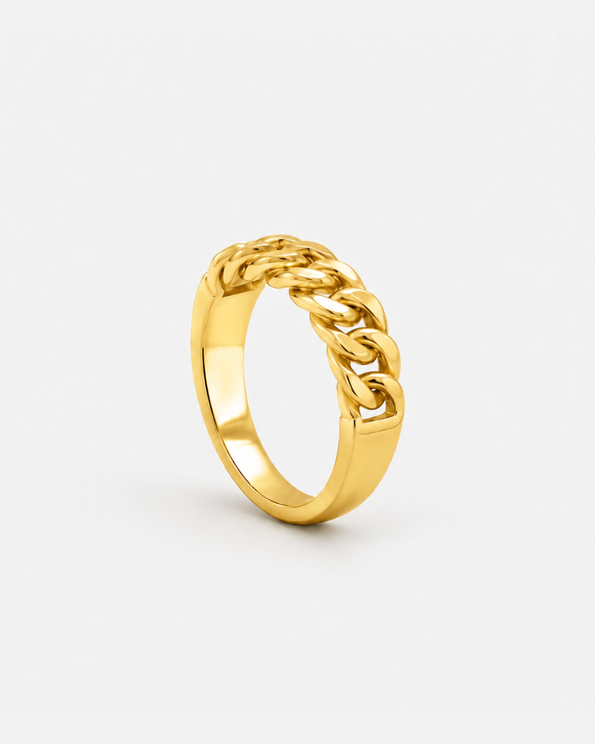 24K Single Link Bracelet Design RIng