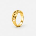 24K Single Link Bracelet Design RIng