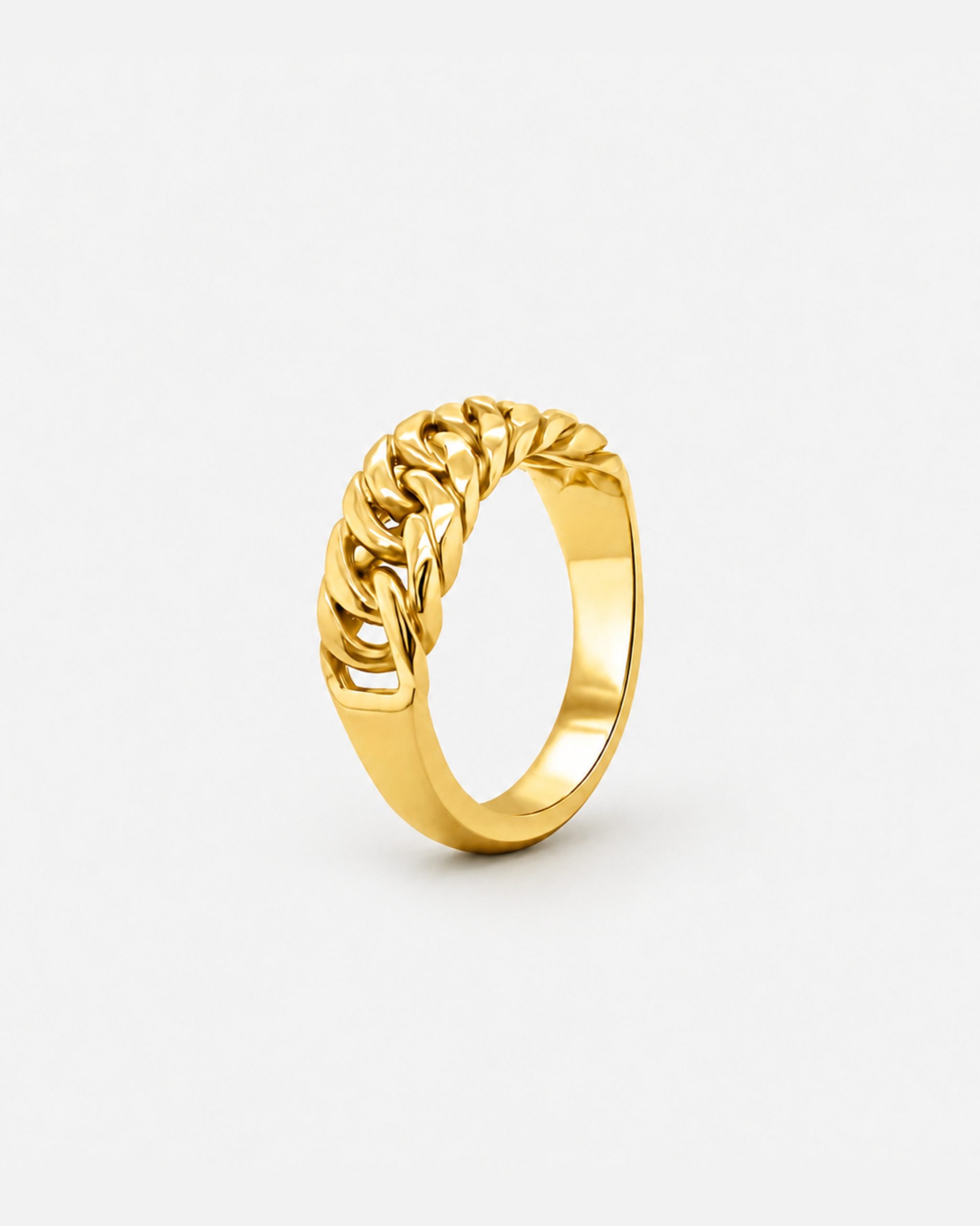 24K Single Link Bracelet Design RIng