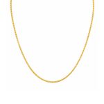 22K Thin Boxed Chain