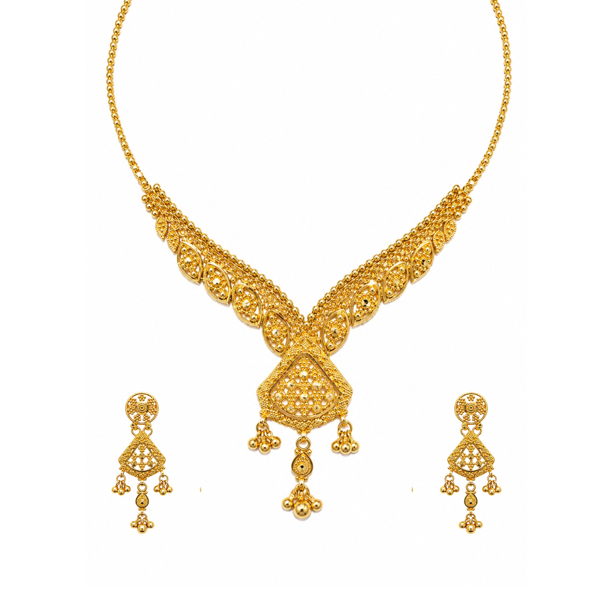 22K Bridal Mini Necklace