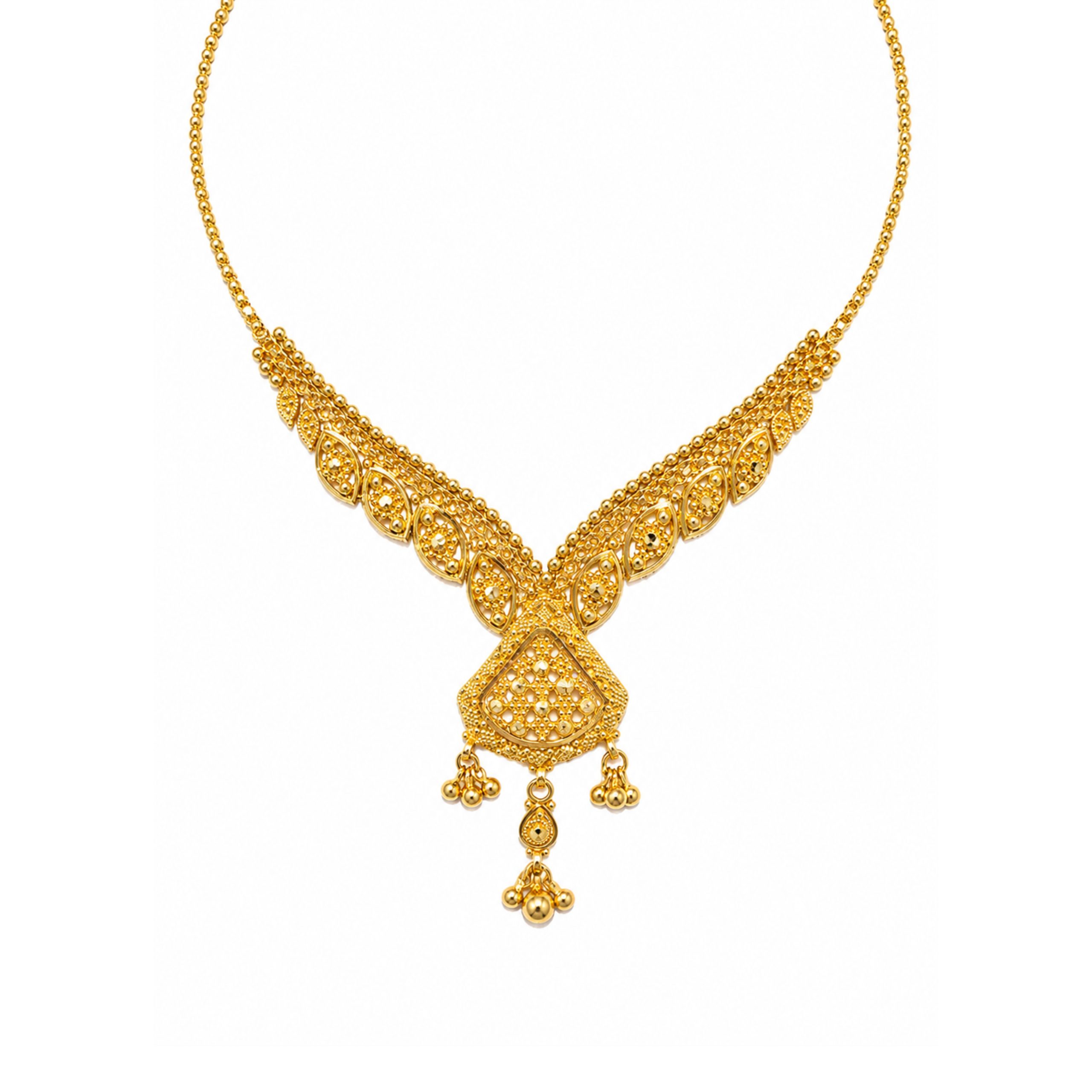 22K Bridal Mini Necklace