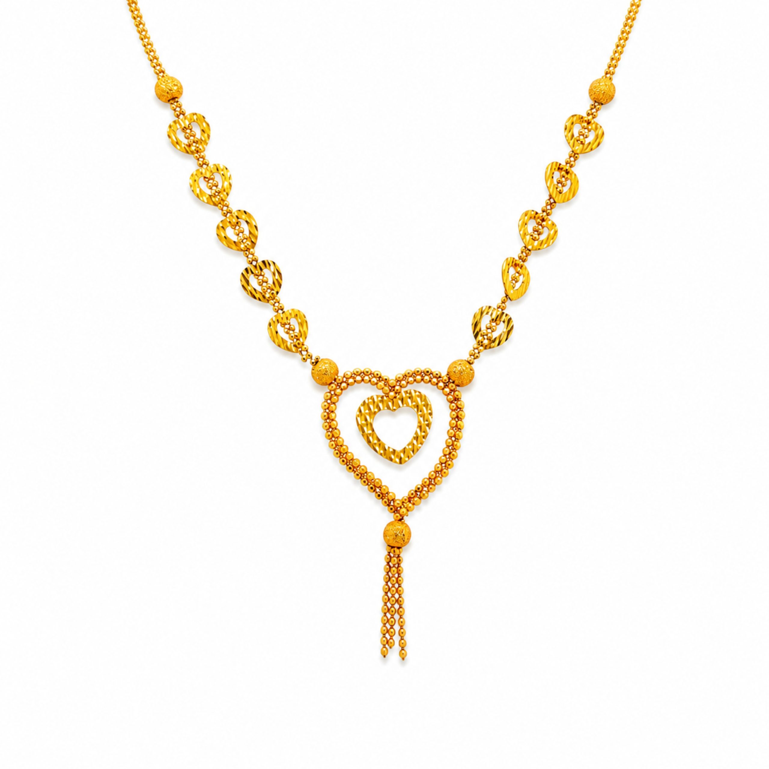 22k Mini Heart Necklace
