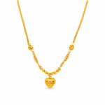 22k Mini Heart Necklace