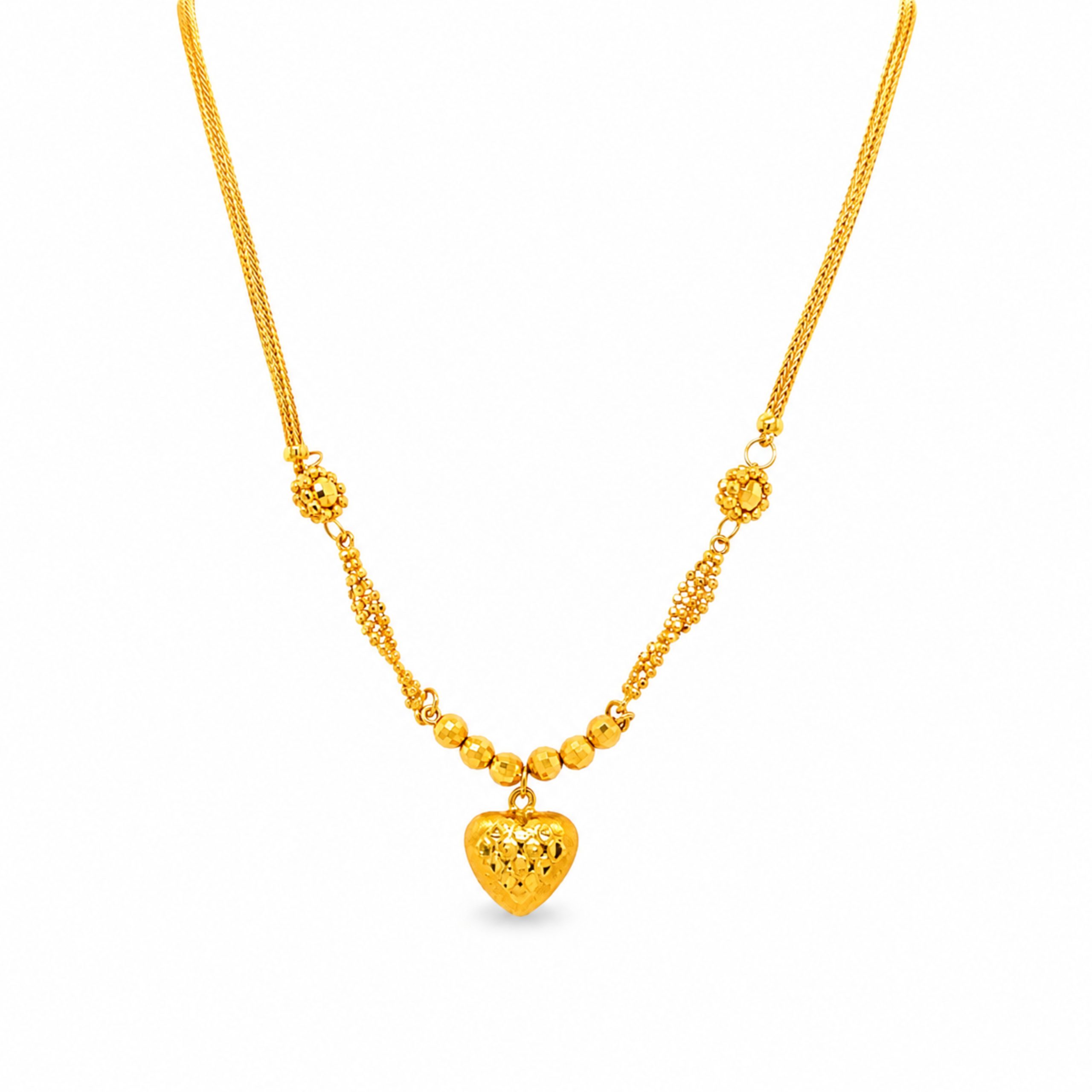 22k Mini Heart Necklace