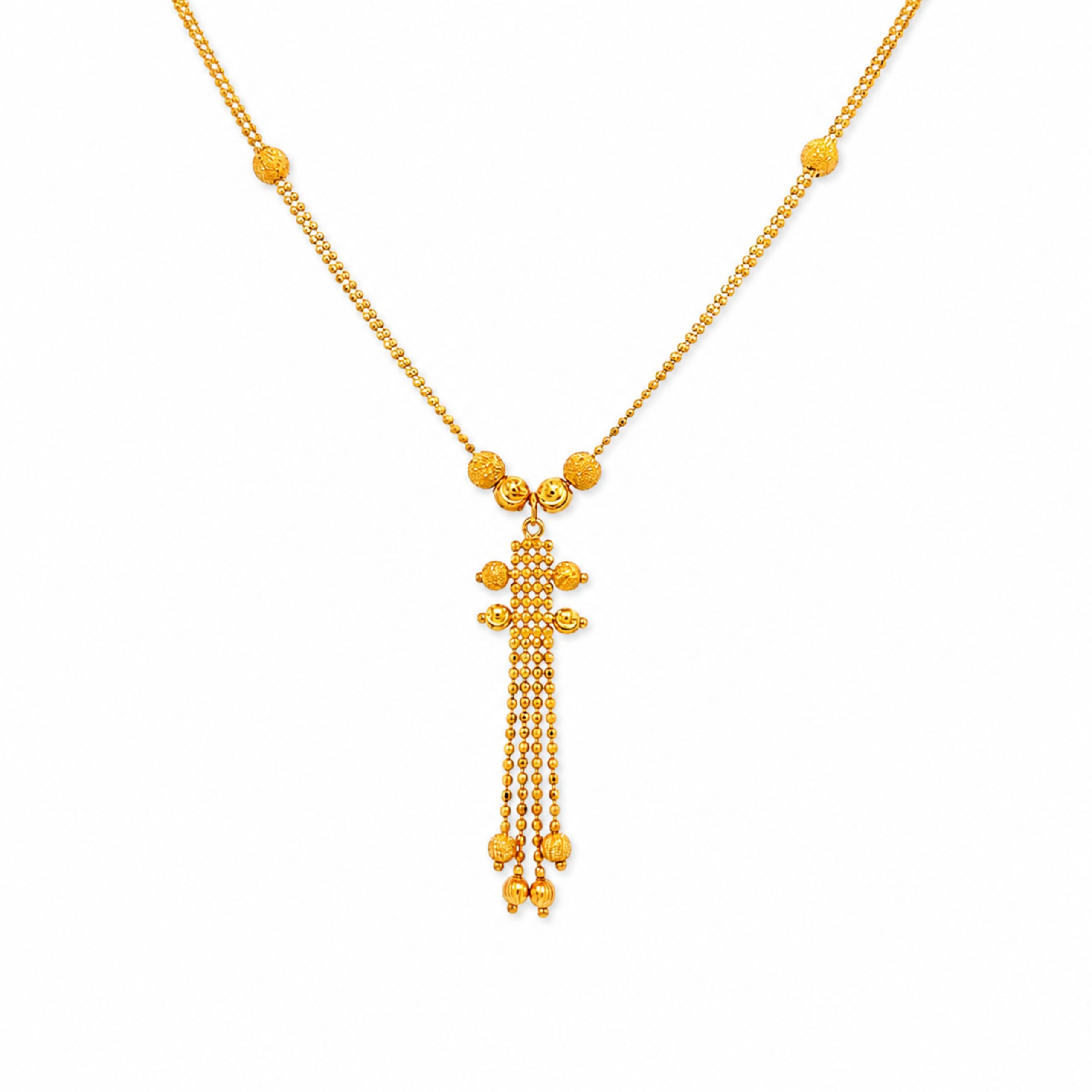 22k Ball Chain Necklace