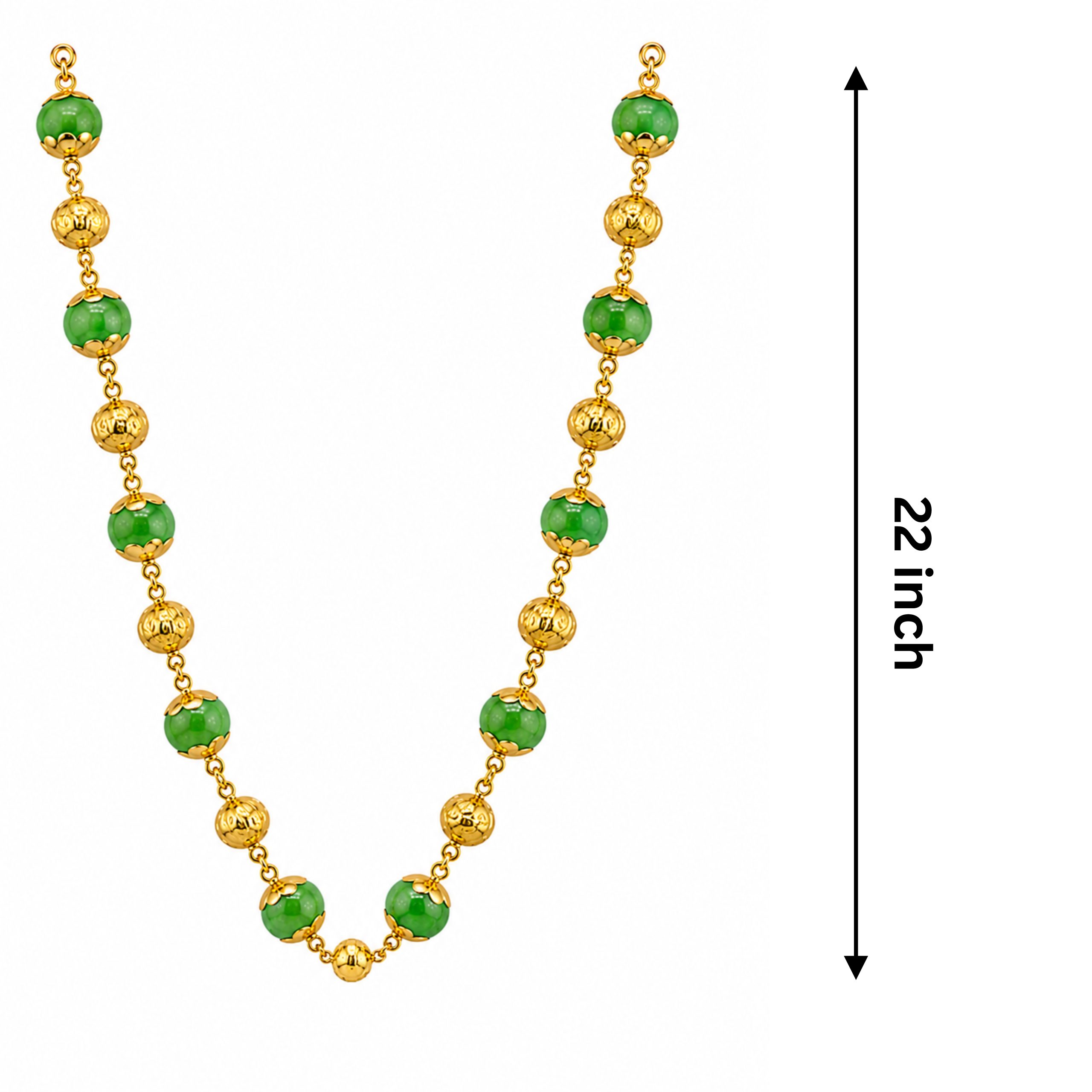 24K Handmade Jade Necklace