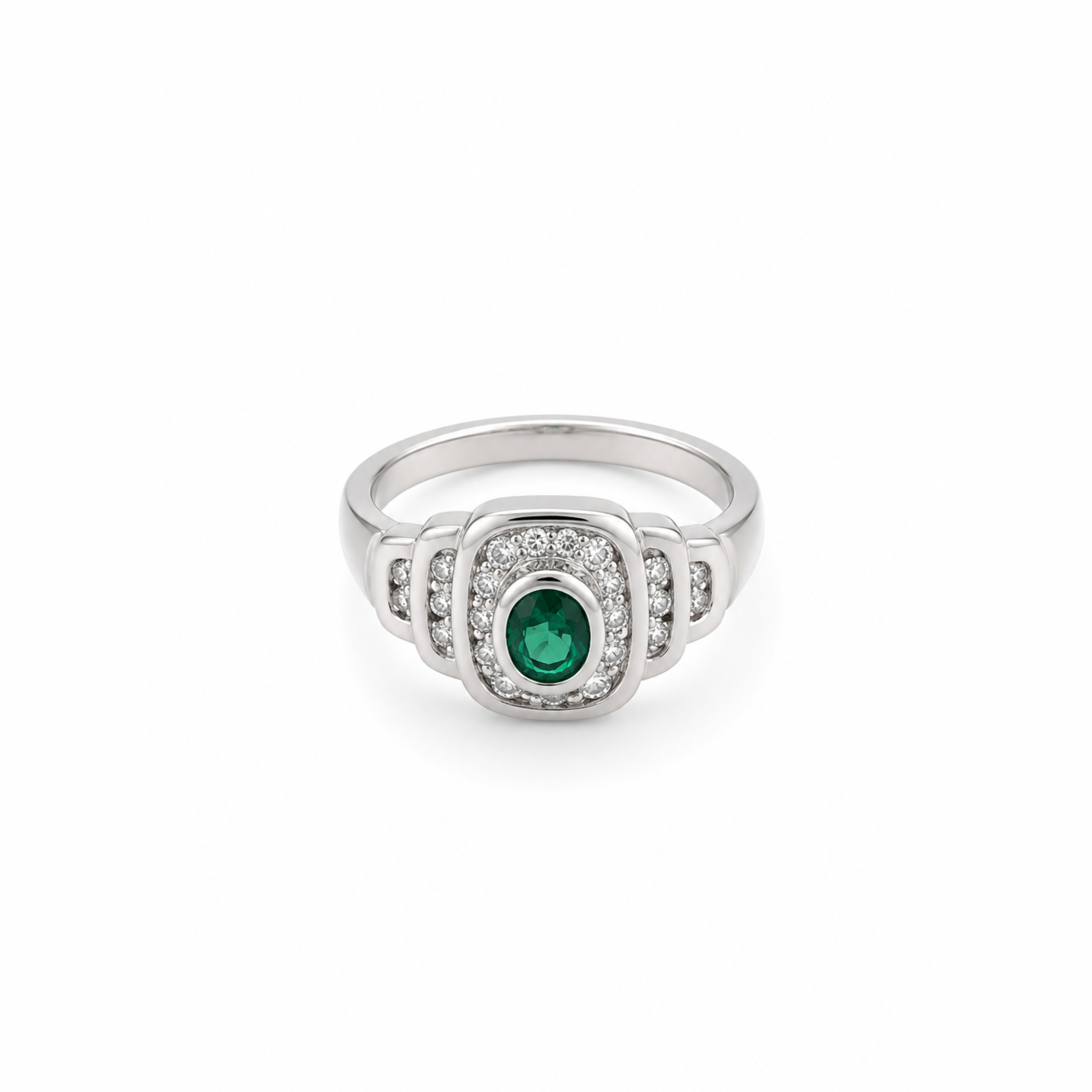 14K Emerald Ring