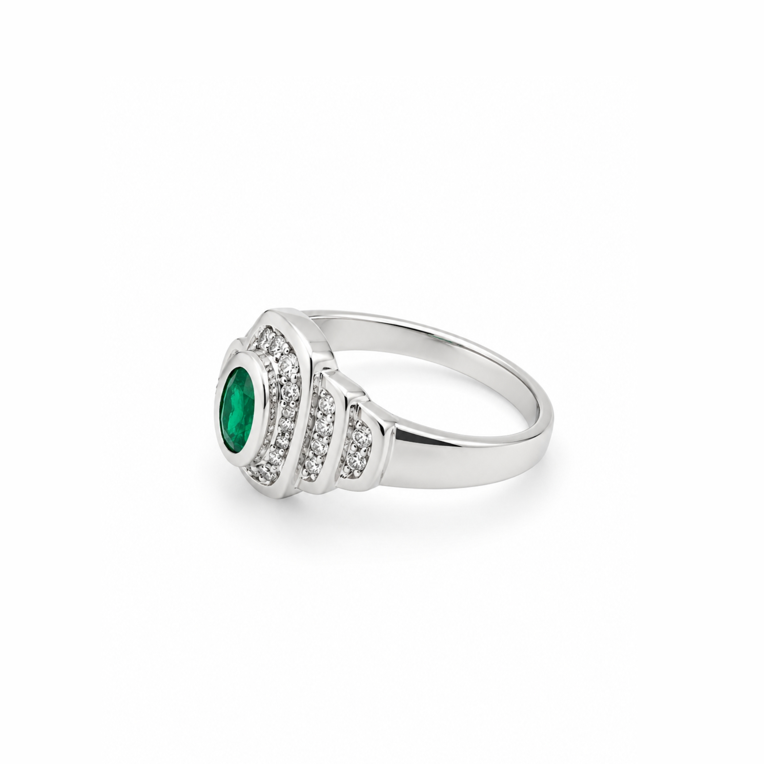 14K Emerald Ring