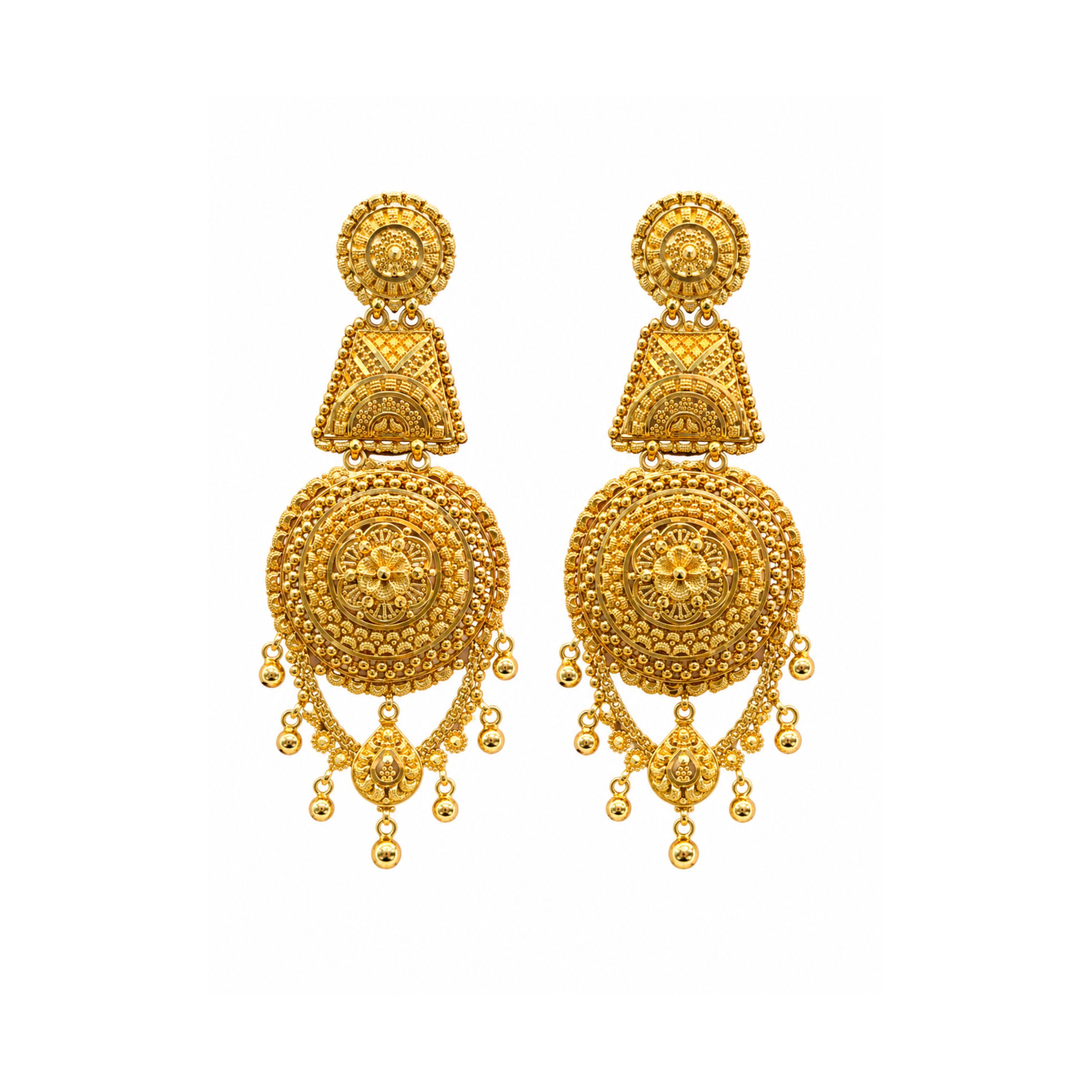 22K Gold Earring