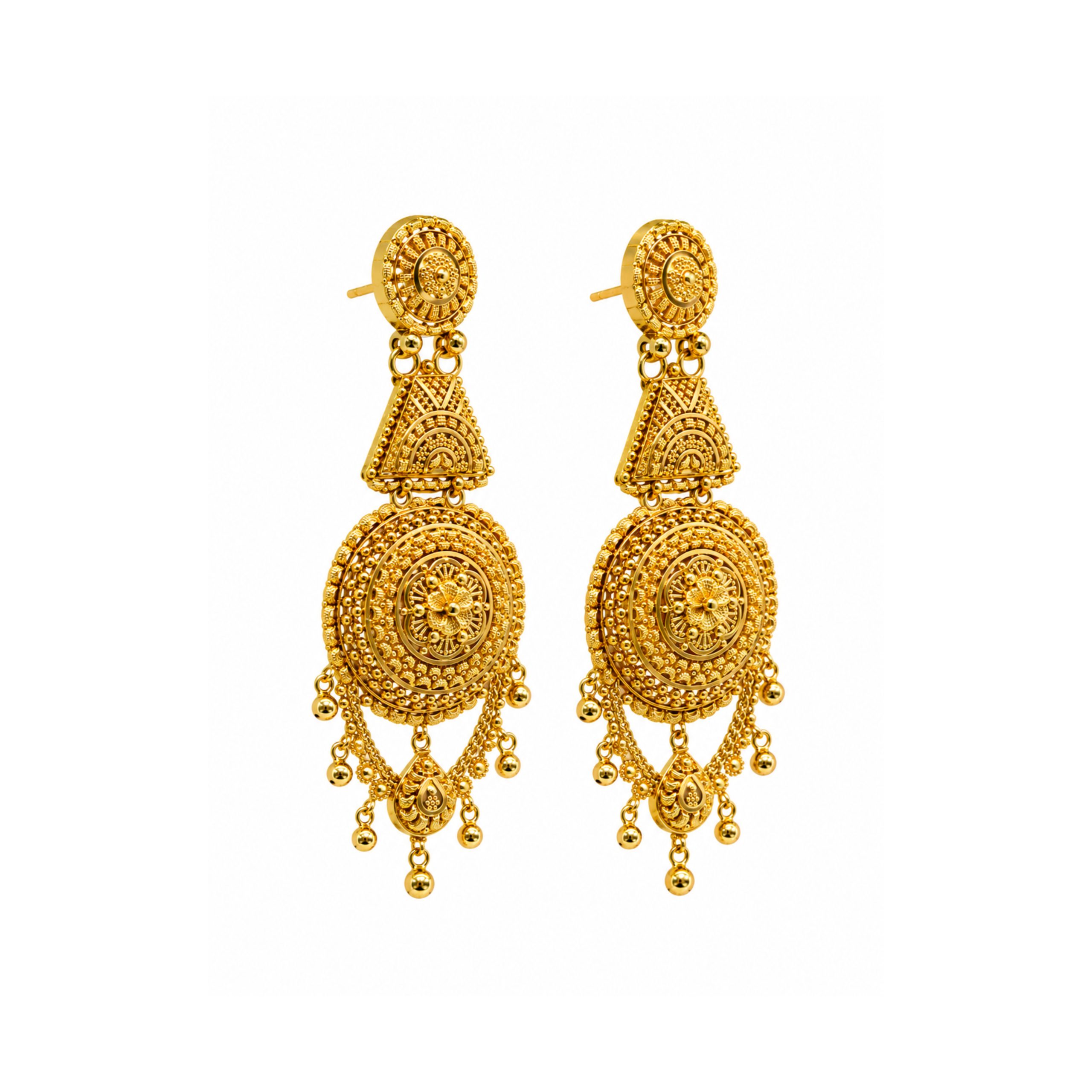 22K Gold Earring