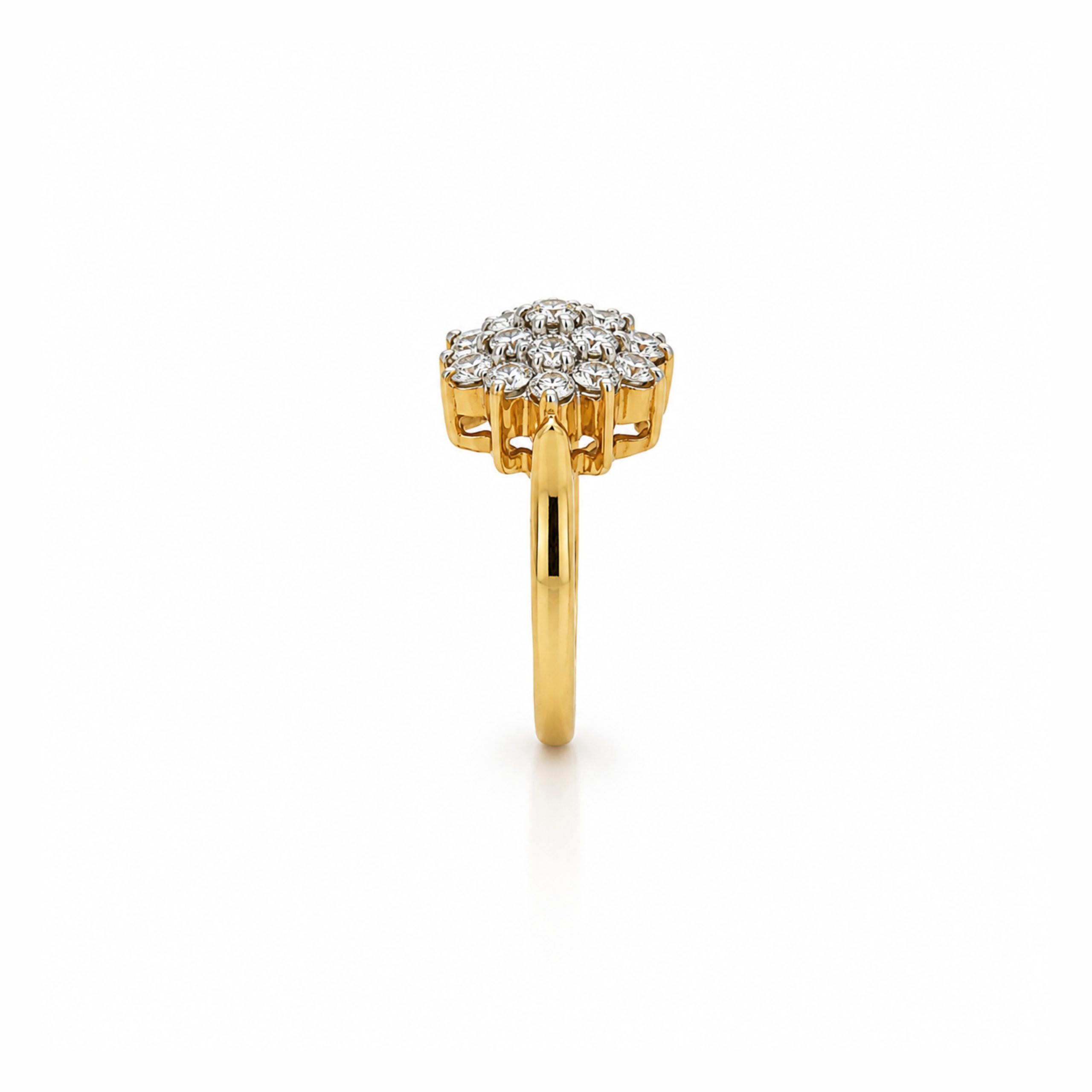 14K Cluster Diamond Ring (Special Order only)