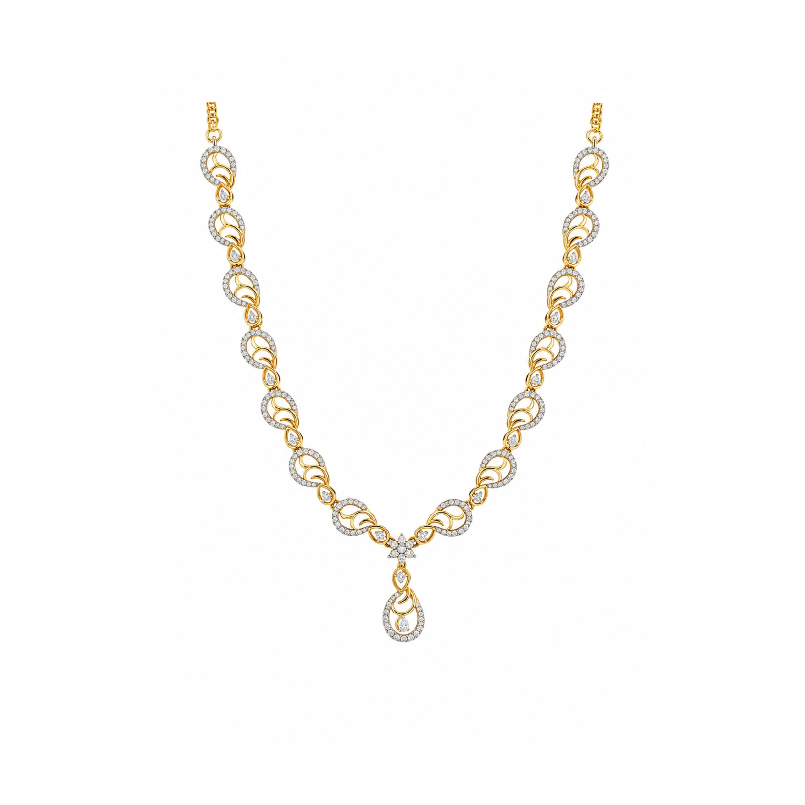 14K Diamond Necklace (Special Order only)