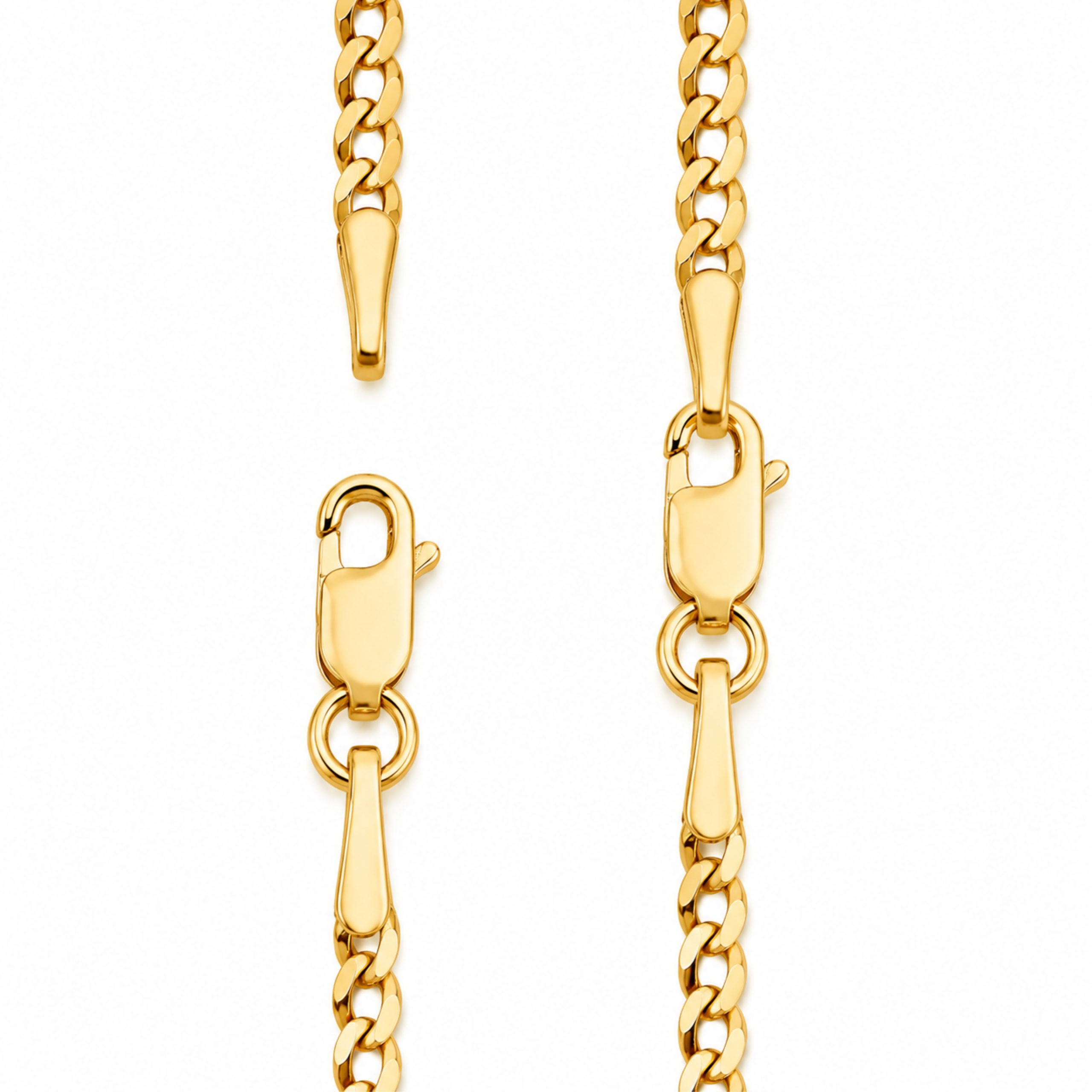 22K Single Link Chain