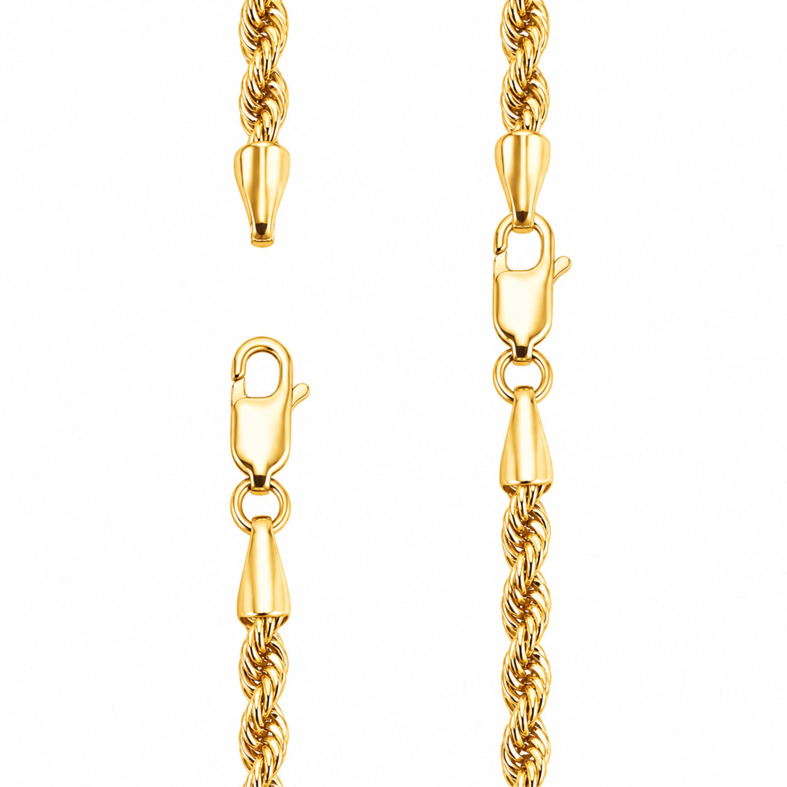 22K Rope Chain