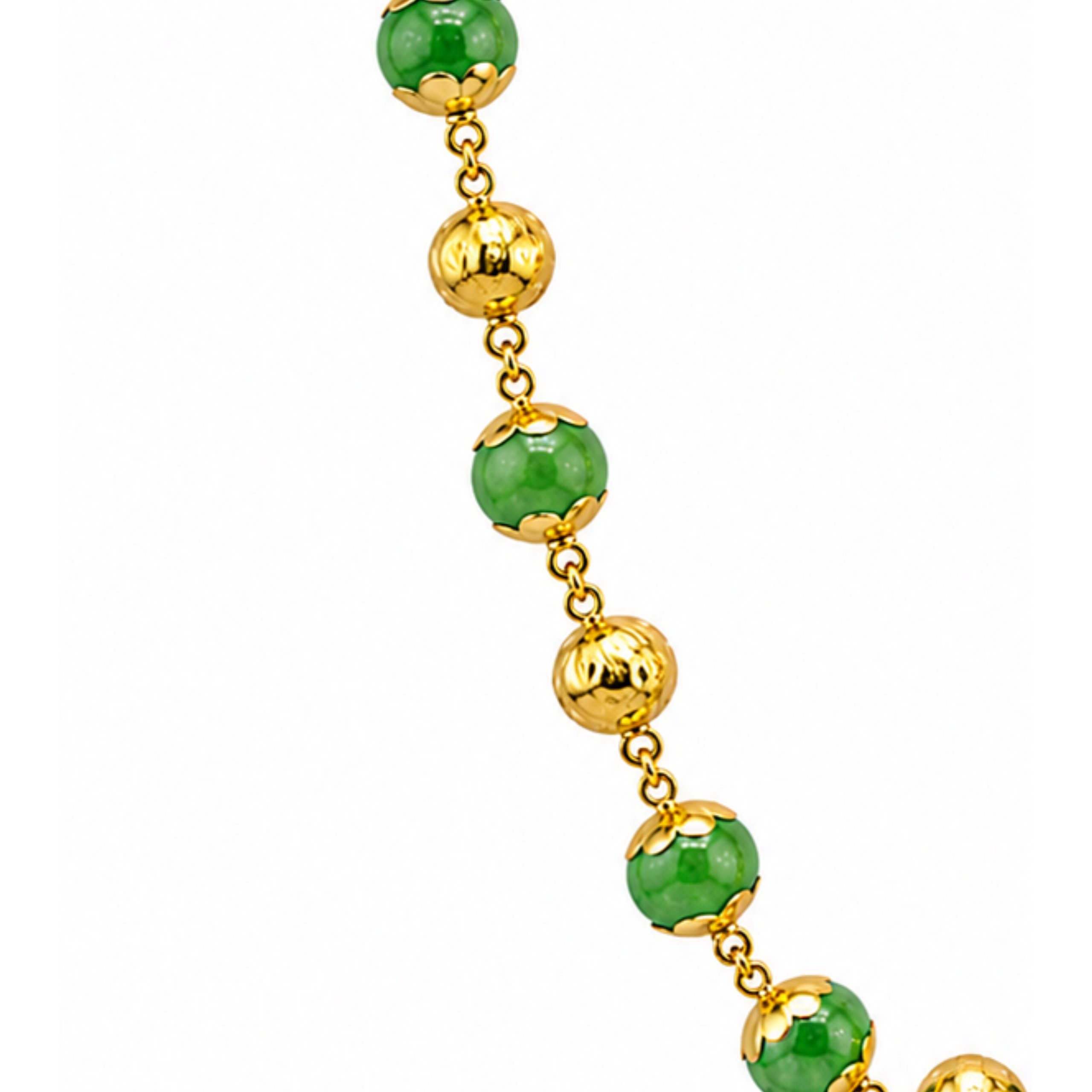 24K Handmade Jade Necklace