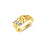 24K Men's Nugget Ring