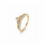 18K Crown Diamond Ring