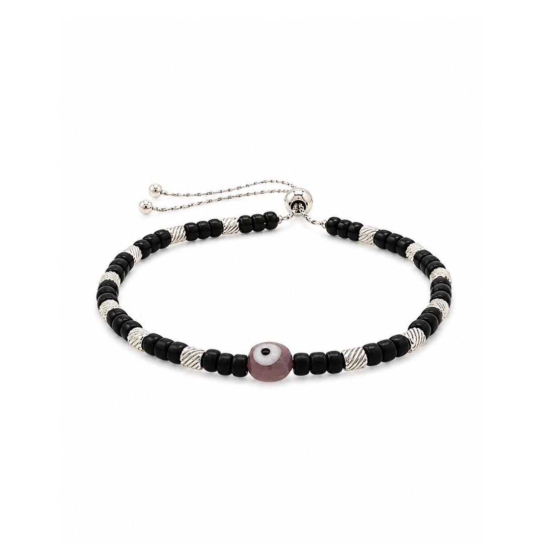 Silver Evil Eye Bracelet