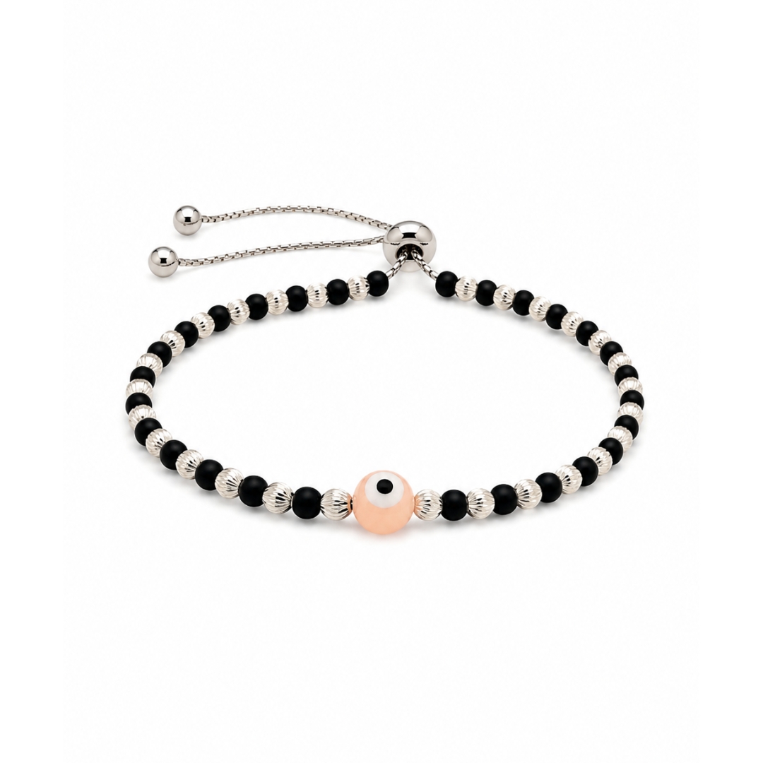 Silver Evil Eye Bracelet