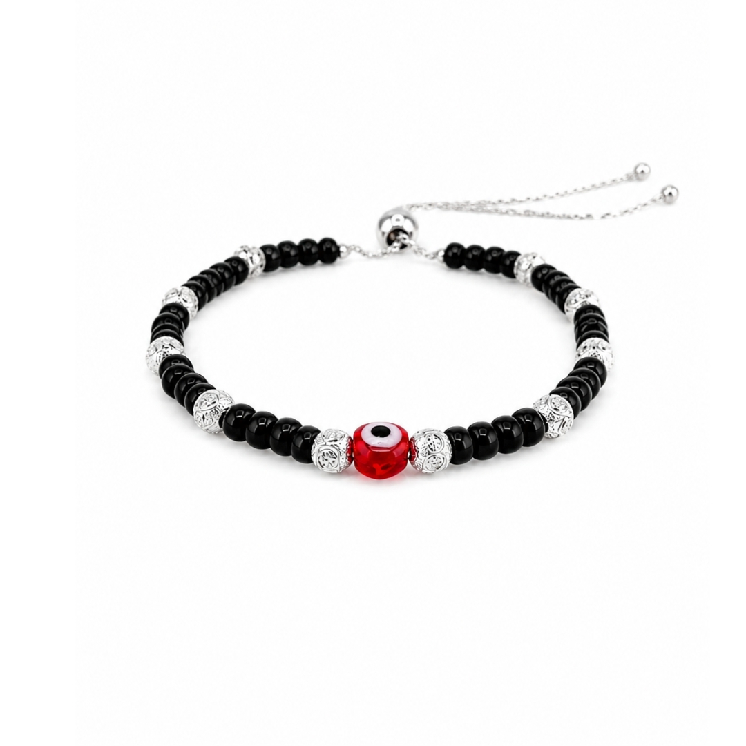 Silver Evil Eye Bracelet
