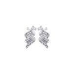14K WG Knot Earring