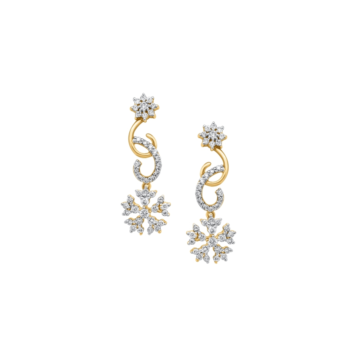 18K Diamond Earring