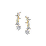 18K YG Diamond Earring