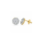 14K Flower Earring