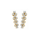 14K YG Diamond Earring