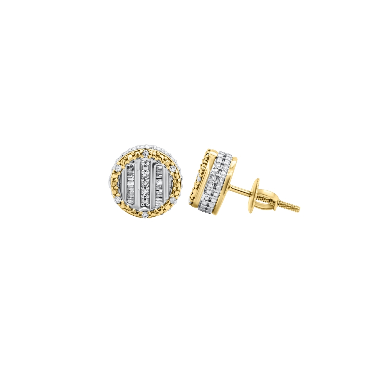 10K Diamond Earring