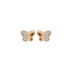 18K Butterfly Earring