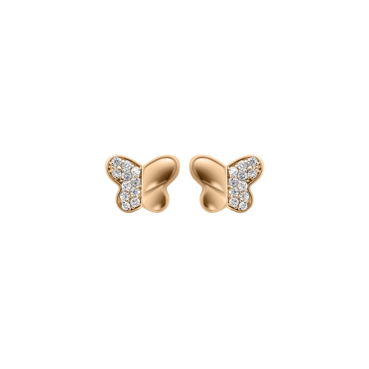 18K Butterfly Earring