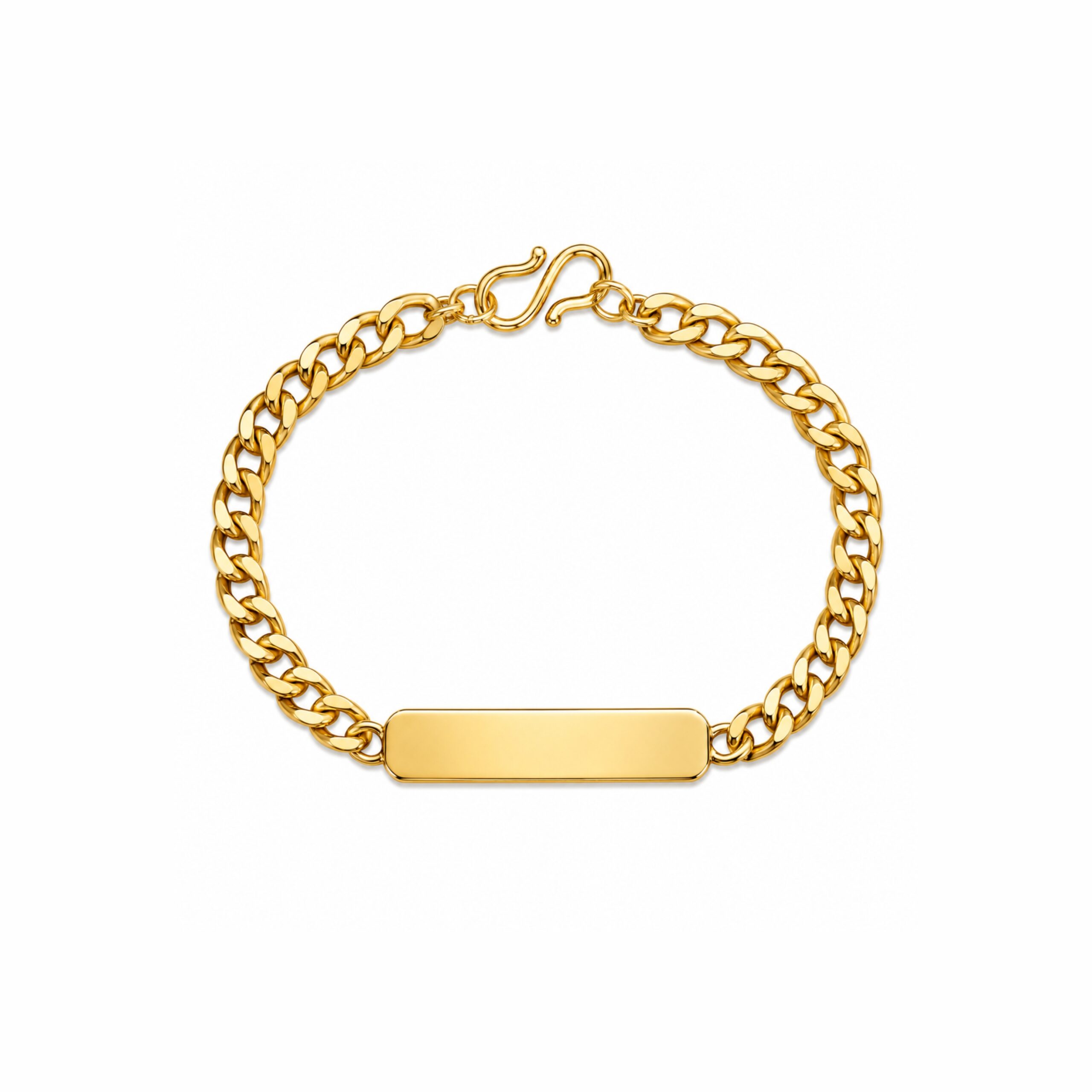22K Custom Name Bracelet