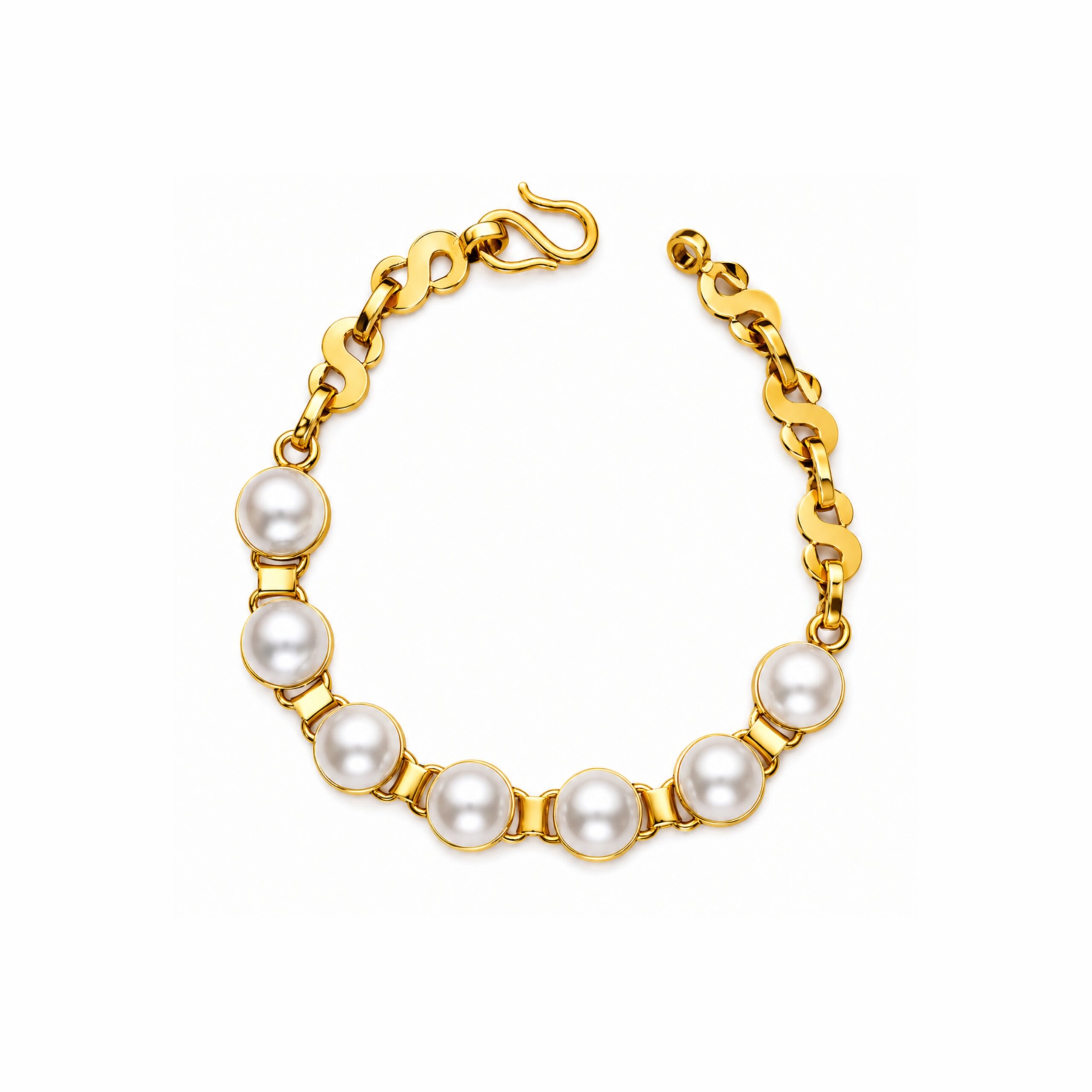 22K Pearl Bracelet