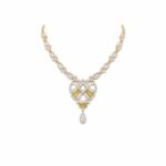 14K-18K Diamond Ribbon Necklace