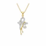 14K Floral Pendant