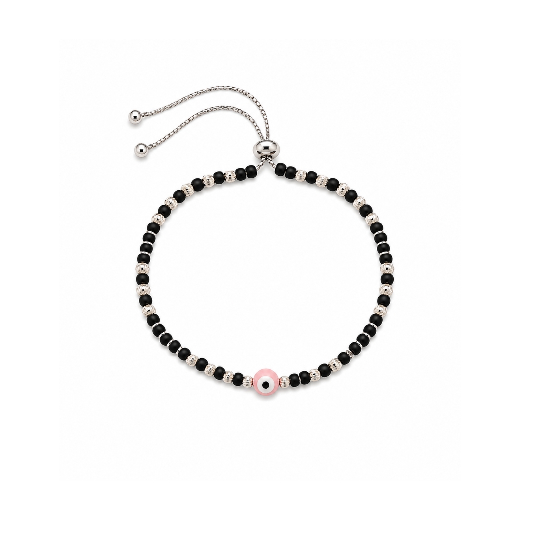 Silver Evil Eye Bracelet
