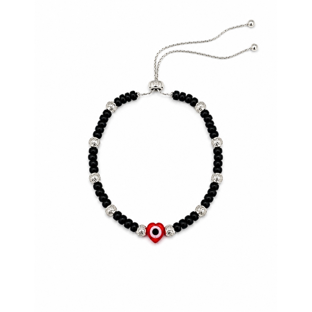 Silver Evil Eye Bracelet
