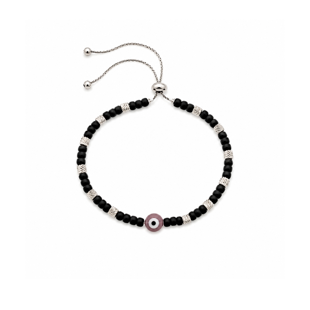 Silver Evil Eye Bracelet