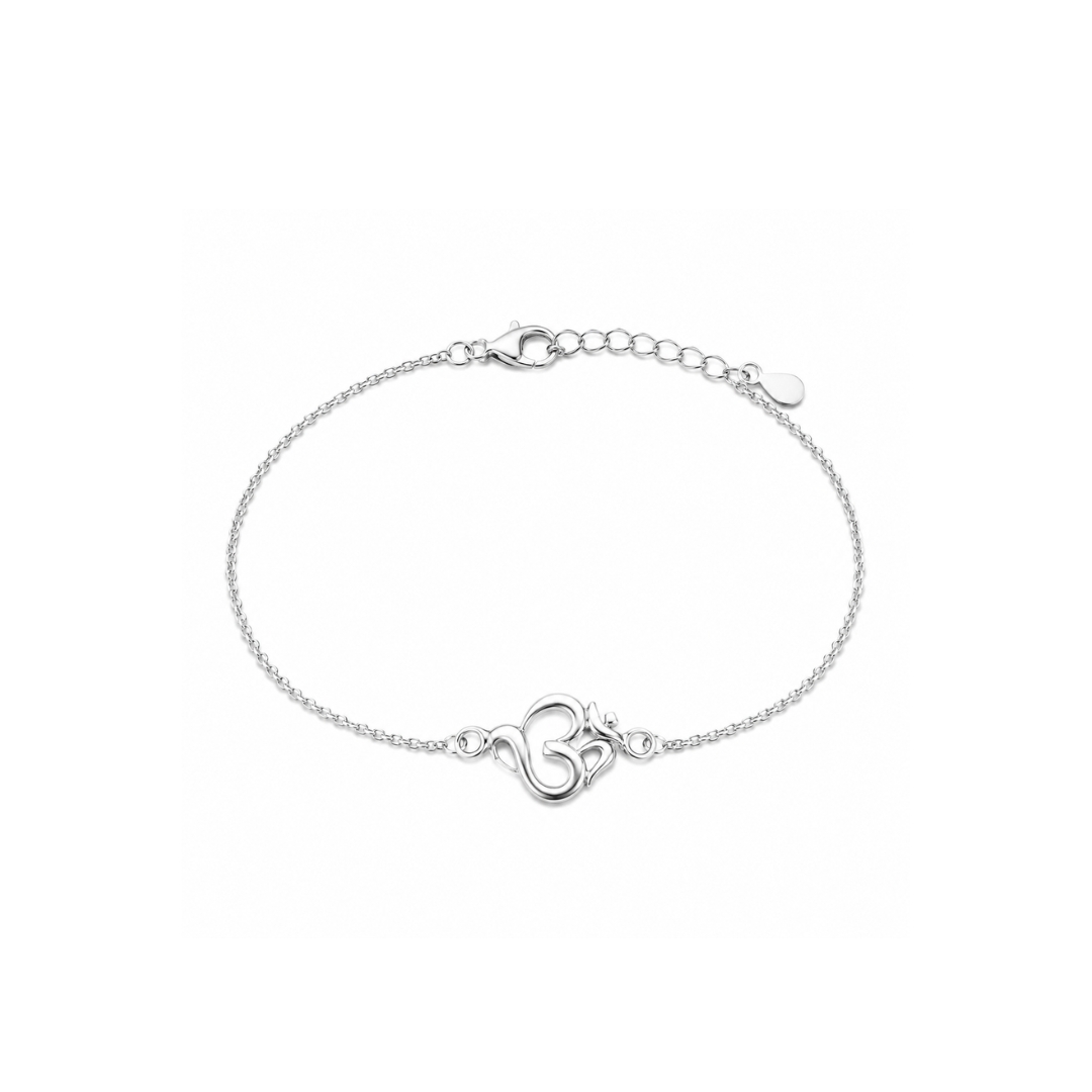 Silver Om Raakhi