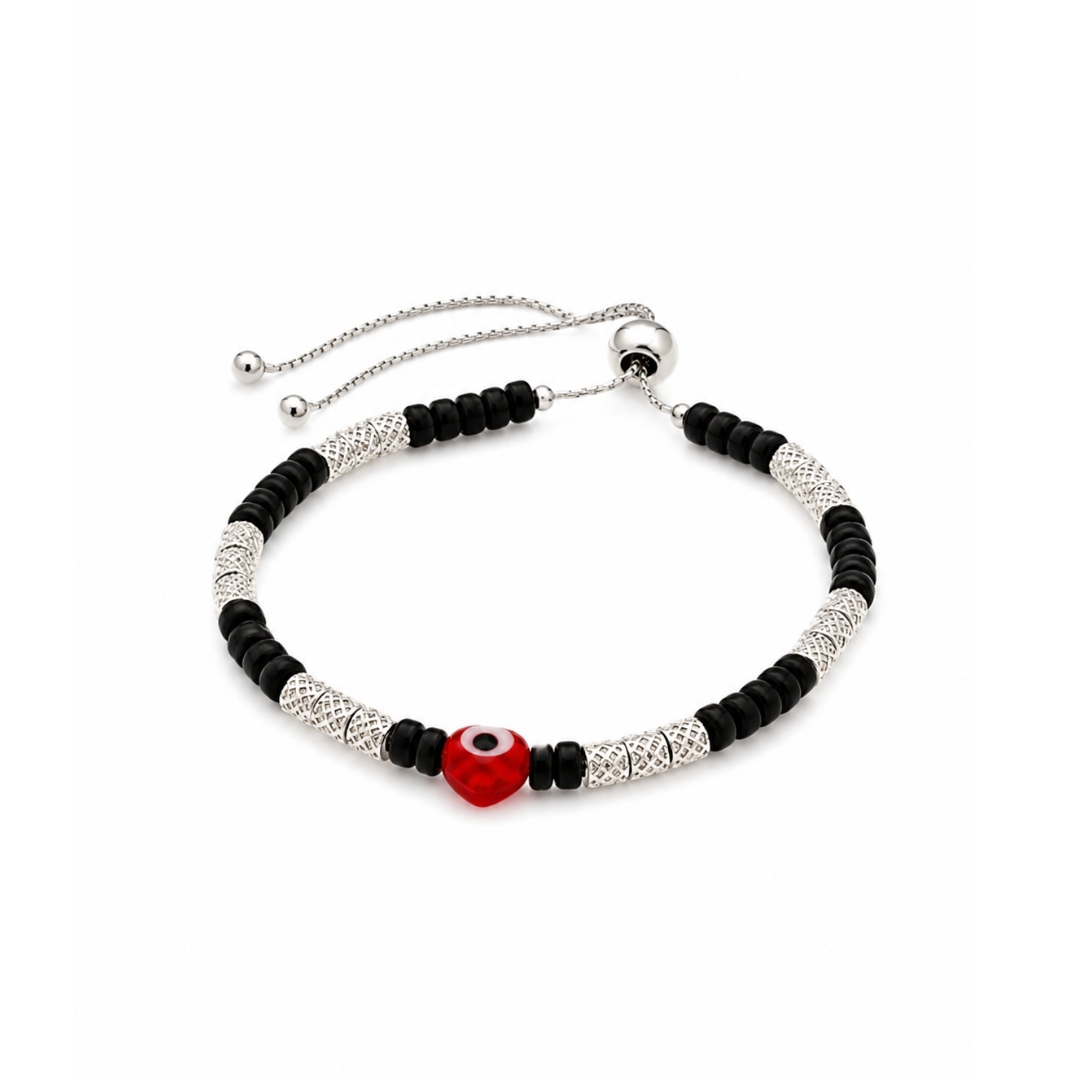 Silver Evil Eye Bracelet